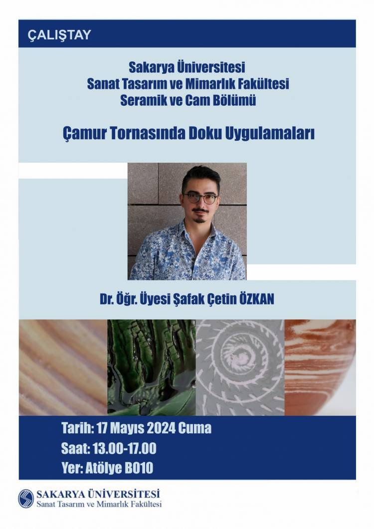 Bolu Abant İzzet Baysal Üniversitesi İş Birliği: “Çamur Tornasında Doku Uygulamaları” Çalıştayı